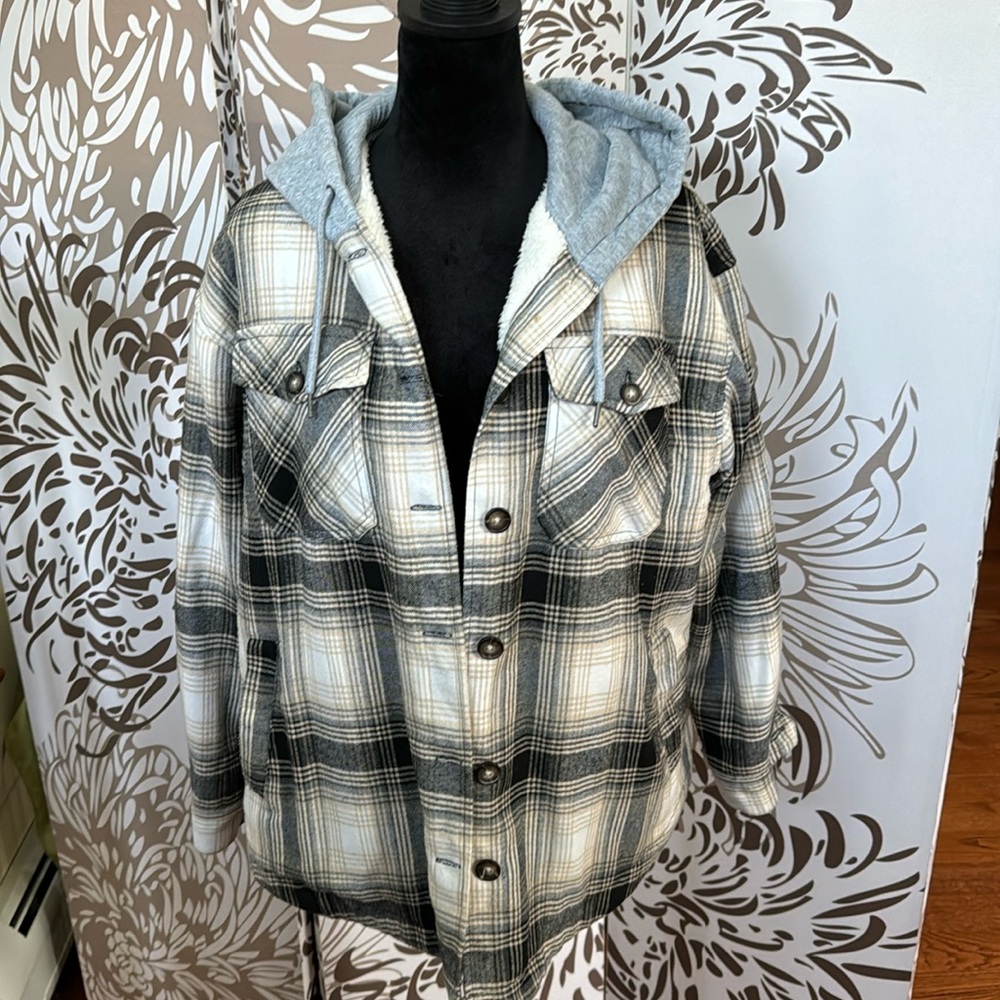 Plaid outerwear